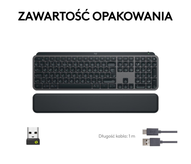 LOGITECH MX Keys S Plus Grafit 920-011589 - 1145862 - zdjęcie 7